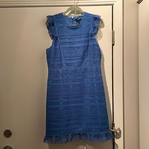 J. Crew Blue Crochet Dress